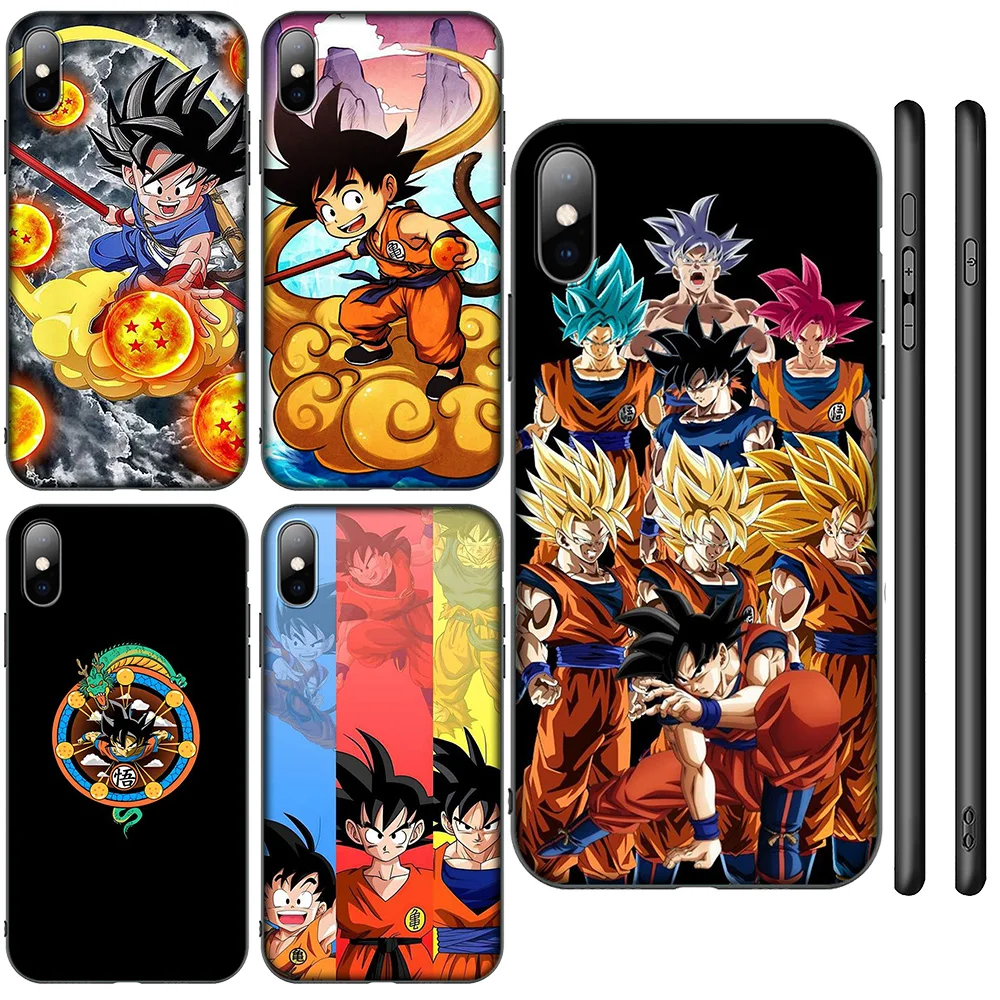 SA63 Dragons G-Gokus B-Balls Soft Case for iPhone 16 15 14 13 7 8 Pro Max Mini Plus