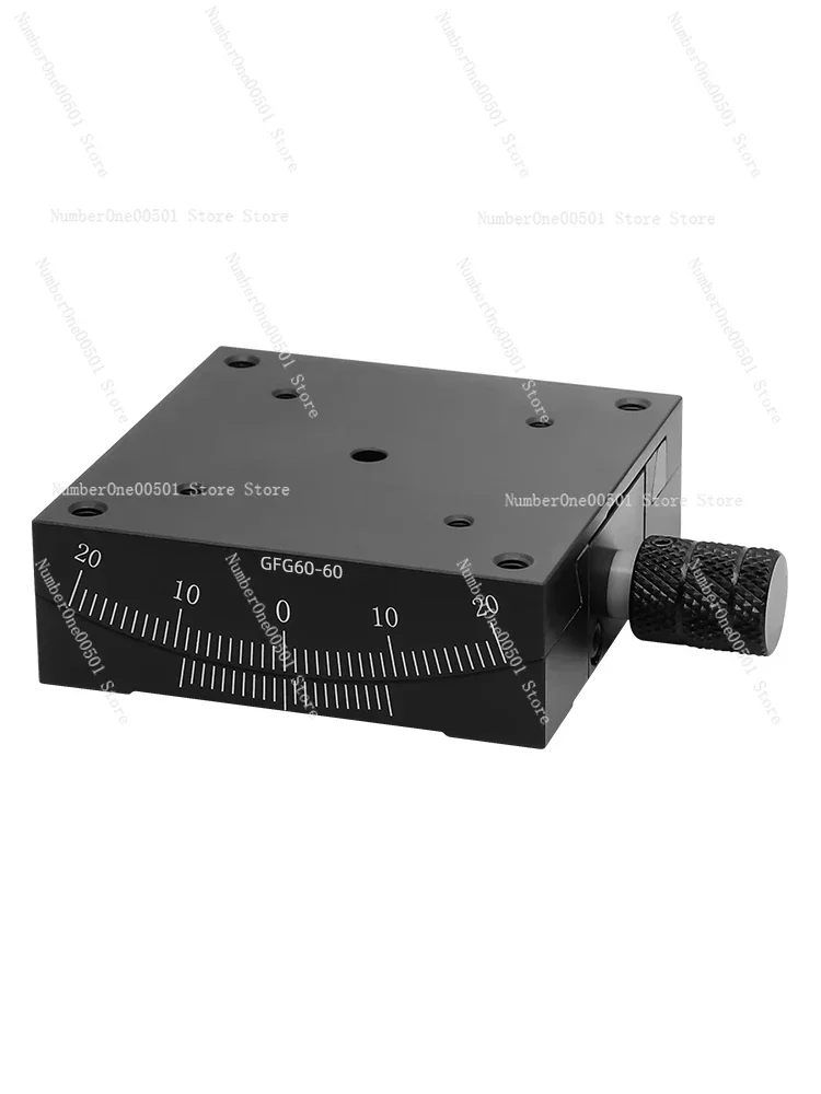 X-axis Angle Tilt Slide XY-axis Manual Curvature Angle Platform Fine Adjustment Goniometer GFG60/40/GFX60