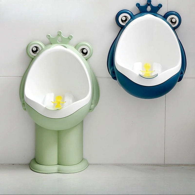

Милый мультяшный детский горшок в форме лягушки для мальчиков, настенный/стойкий писсуар в форме лягушки, стоячий писсуар для мальчиков, писсуар для обучения туалету