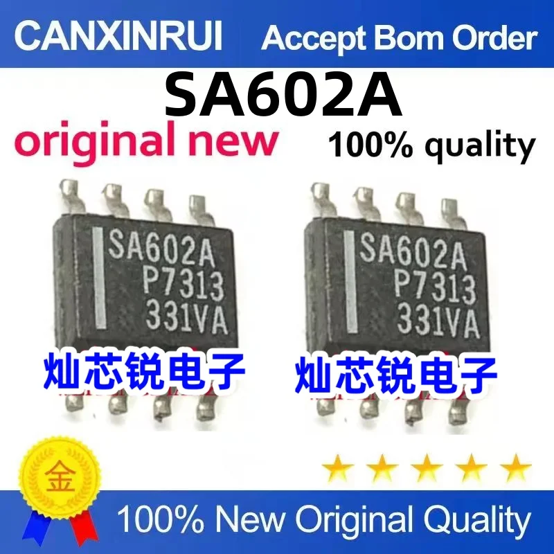 

SA602A A6 02A NE602A SOP-8 Balanced Mixer IC Chip