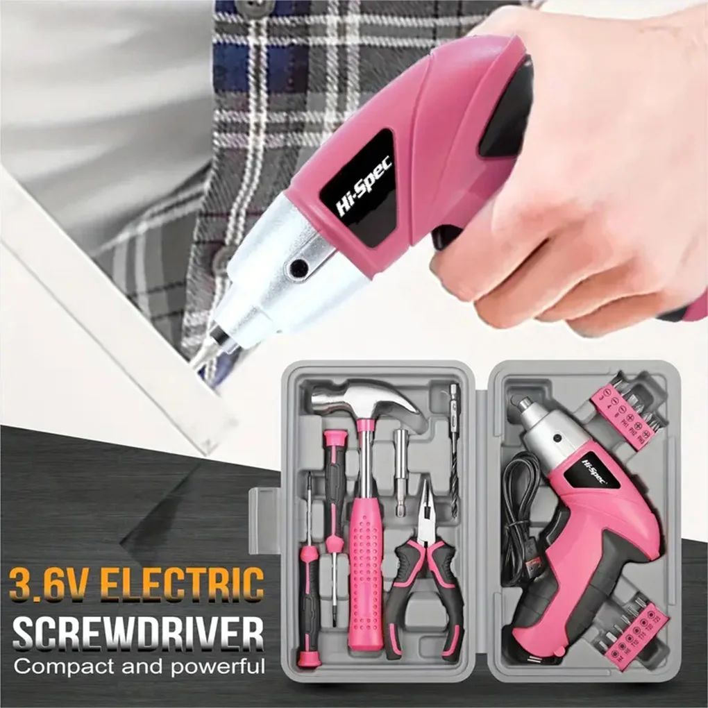 3.6V Electric Screwdriver Small Household Hand Drill Multi-function Electric Tool Screwdriver Screw Home Use Tool