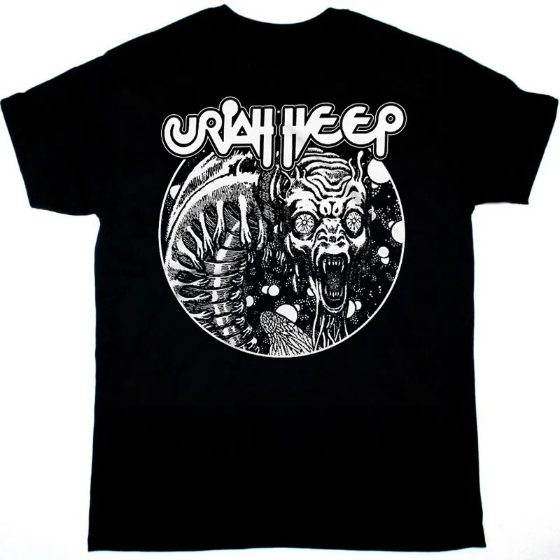 Uriah Heep First Album Mens Black Short Sleeve S to 5XL T Shirt GC1656