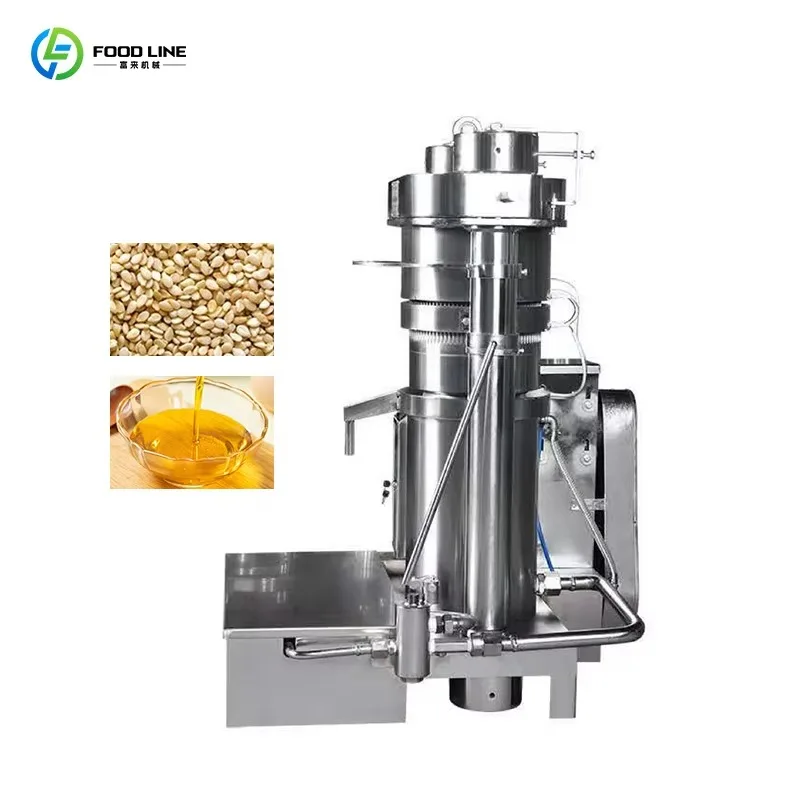 Commercial Oil Press Machine Automatic Stainless Steel Oil Extractor for Sesame Peanut Coconut Sunflower Seeds Continuous Oil