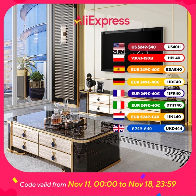 

Итальянские дизайнерские журнальные столики для хранения вещей Гостиная Современный компактный журнальный столик Домашняя уникальная мебель для салона Mesa Centro