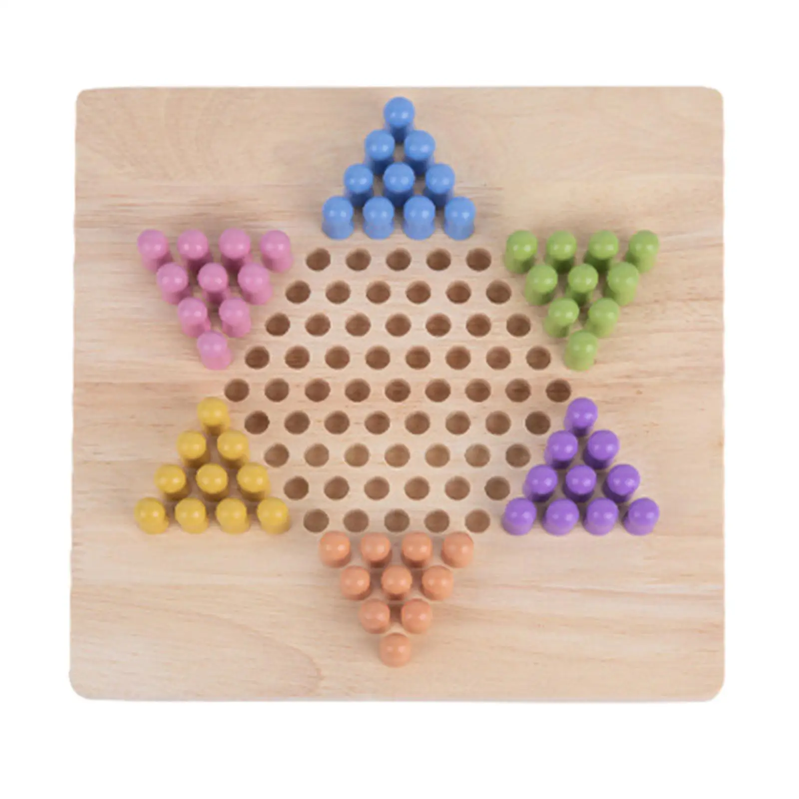 Classic Strategy Game Learning Portable Wood Educational Board for Interaction Hand Eye Coordination Birthday Leisure Gathering