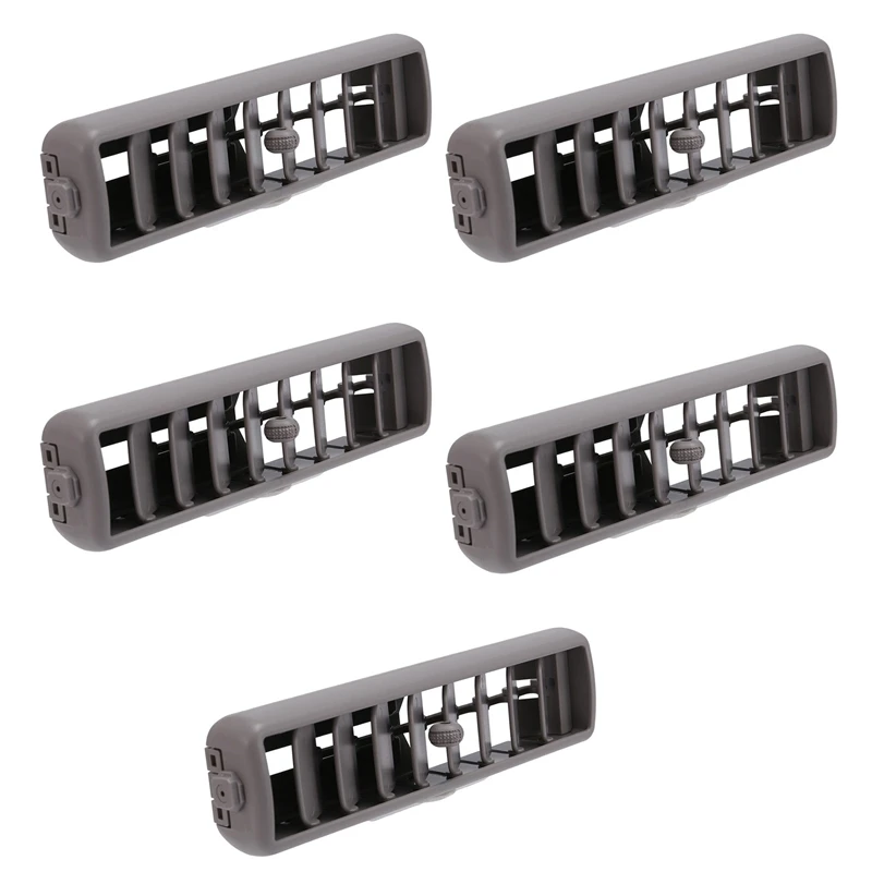 5X Gray Car Roof Top Side Air Conditioning Vent Outlet A/C Panel Grille Cover Install For Mitsubishi Pajero V93 V97