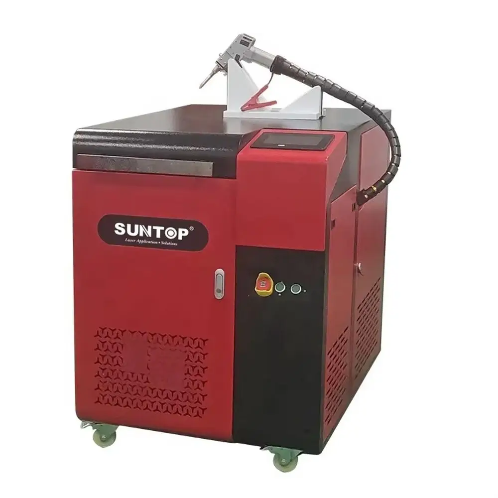 

SUNTOP Hot Sale 1000w Raycus Portable Hand Held Steel Fiber Laser Welding Machine