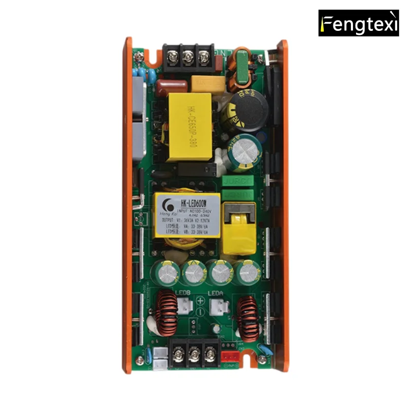 600W CC-CV Power Supply for Stage LED Beam Moving Head Light - Compatible with Follow Spot/LED Module Beam Light   HK-LED600W