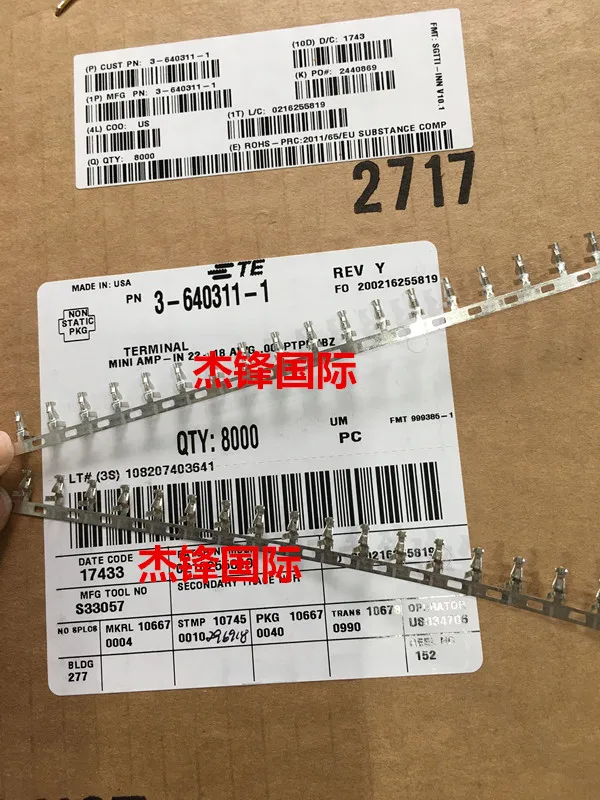 

50pcs/lot 3-640311-1 for:18-22AWG 100% New