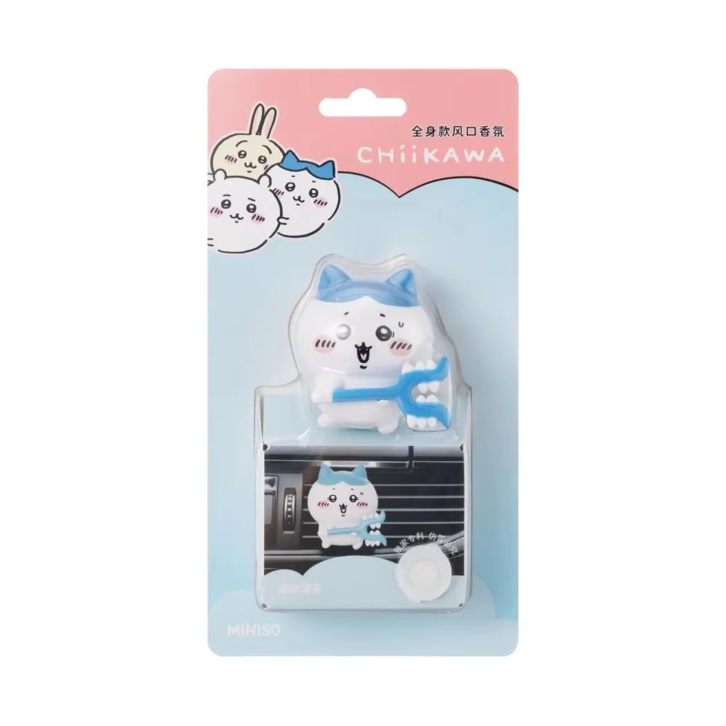 Chiikawa Hachiware Car Air Outlet Fragrance Genuine Aromatherapy Doll Cute Cartoon Decoration Gift Anime Themed Car Accessory image 3