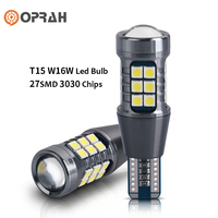 2pcs Oprah Super Bright LED T15 W16W 921 LED Lights Canbus For Car Tail Signal Lamps 3030SMD No Error Backup Reversing Light 12V