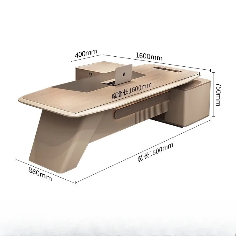 مكاتب مكتب الكمبيوتر البني تخزين الخشب مكاتب مكتب الألعاب دراسة الزاوية المحمولة Mesa Para Computador أثاث المكاتب