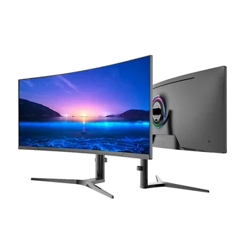 커스텀 로고 4k LCD 모니터 게임용 모니터, 커브 파라 PC, 240hz, 4k 커브, 32 인치, PC 컴퓨터  Best5