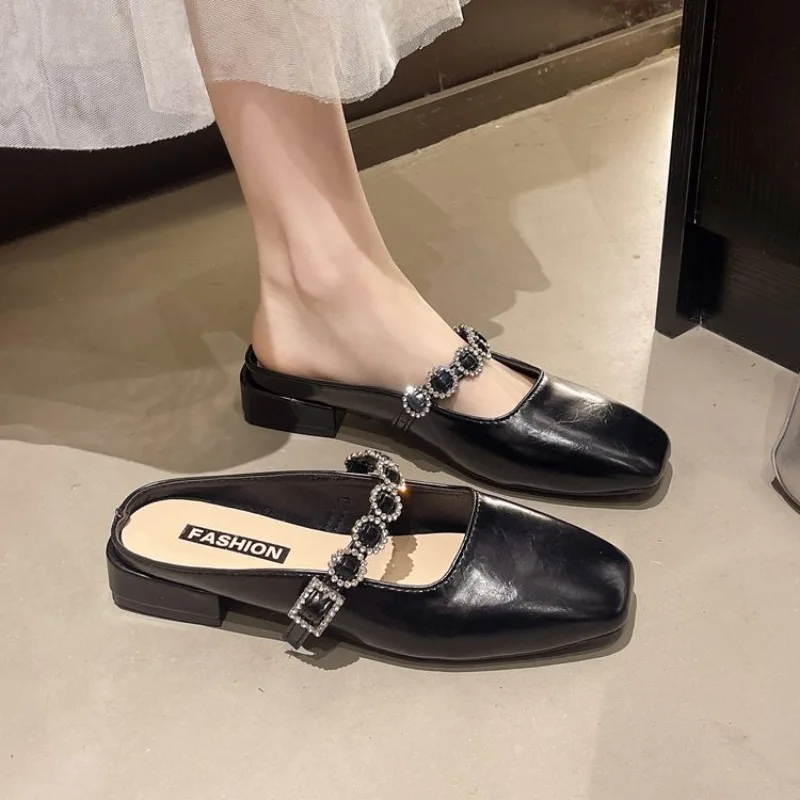 

Women's Sandals Half Slippers Summer Outdoor Wear 2026 New Style High-End Sensation Increased Height Indoor