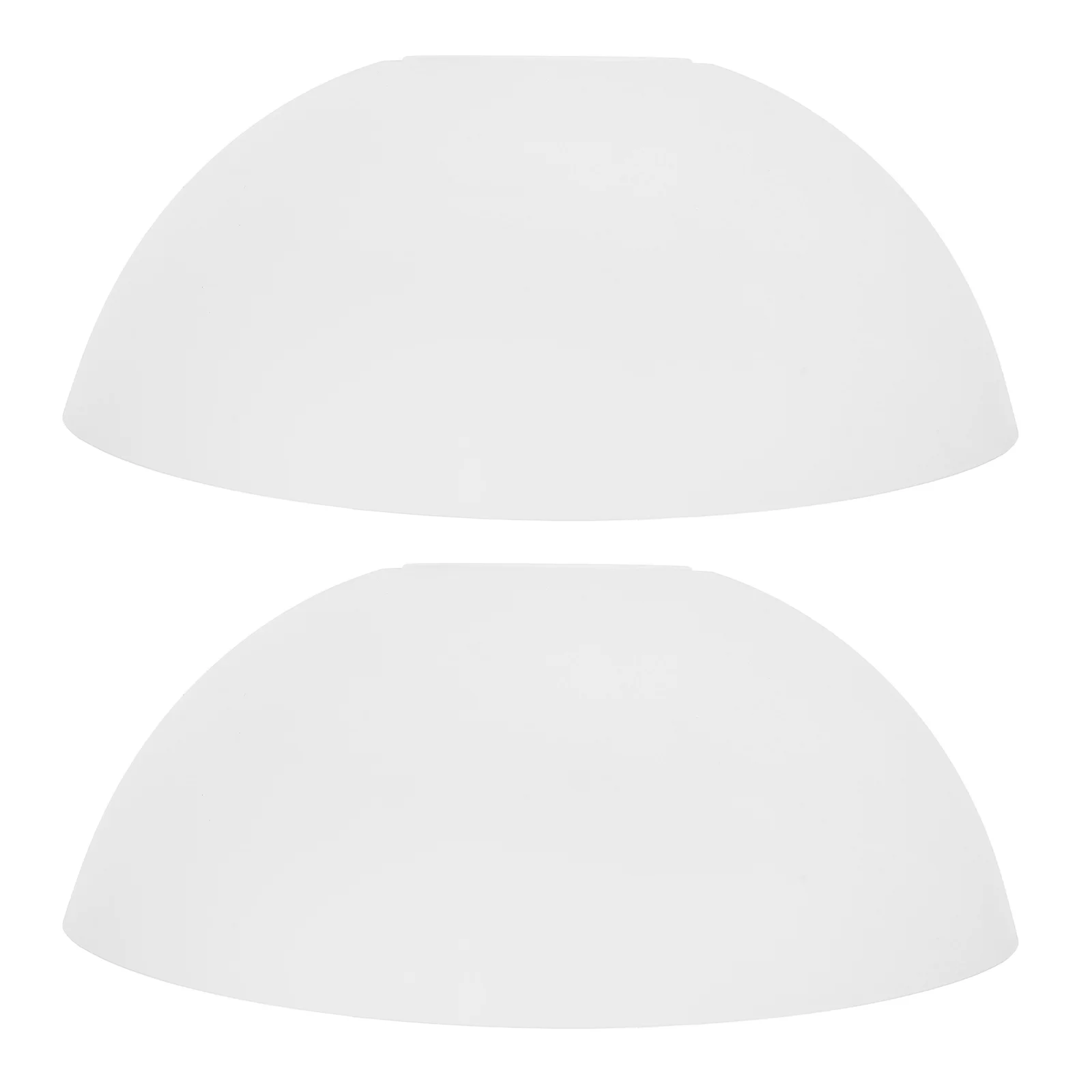 

2 Pcs Flashlight Plastic Lampshade Household Rechargeable Shades for Floor Bowl Cover