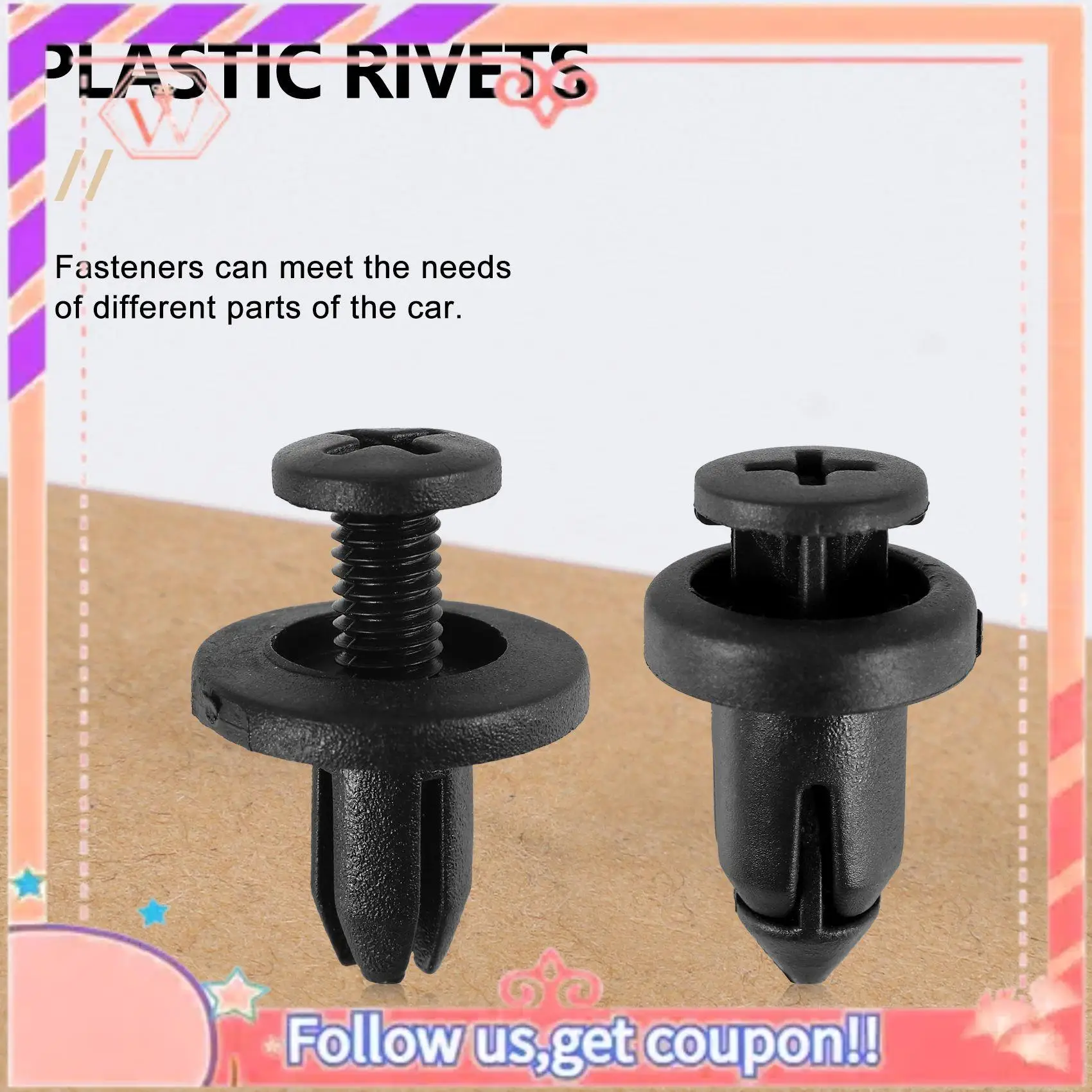 

Durable 650 Pcs Plastic Car Fender Retainer Different Fasteners Clip Moulding
