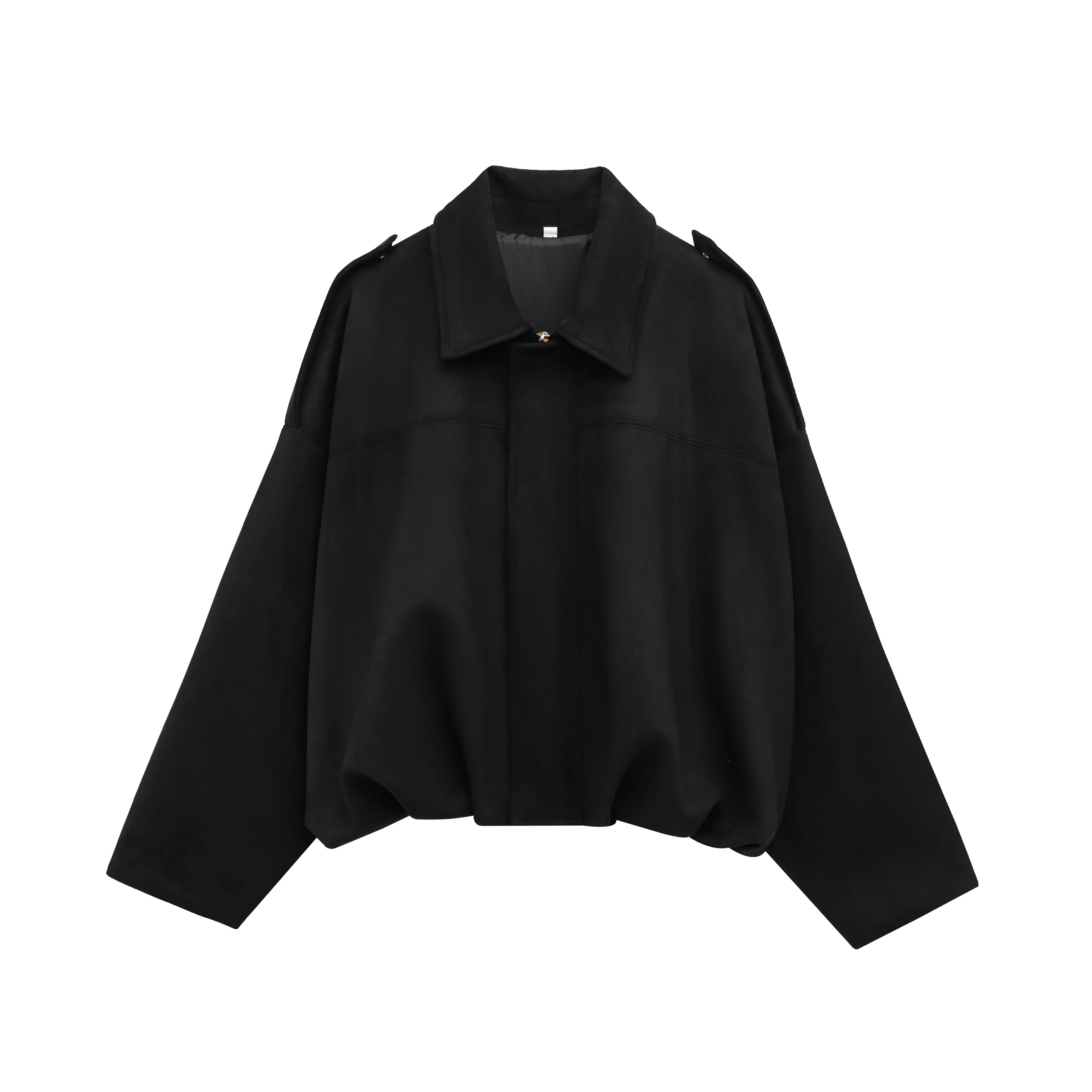 HH Vrouwen Bruin Groen Suede Jas Losse Casual Bomberjas Revers Rits Lange Mouw Jassen Vintage Dame Motorfiets Outwears