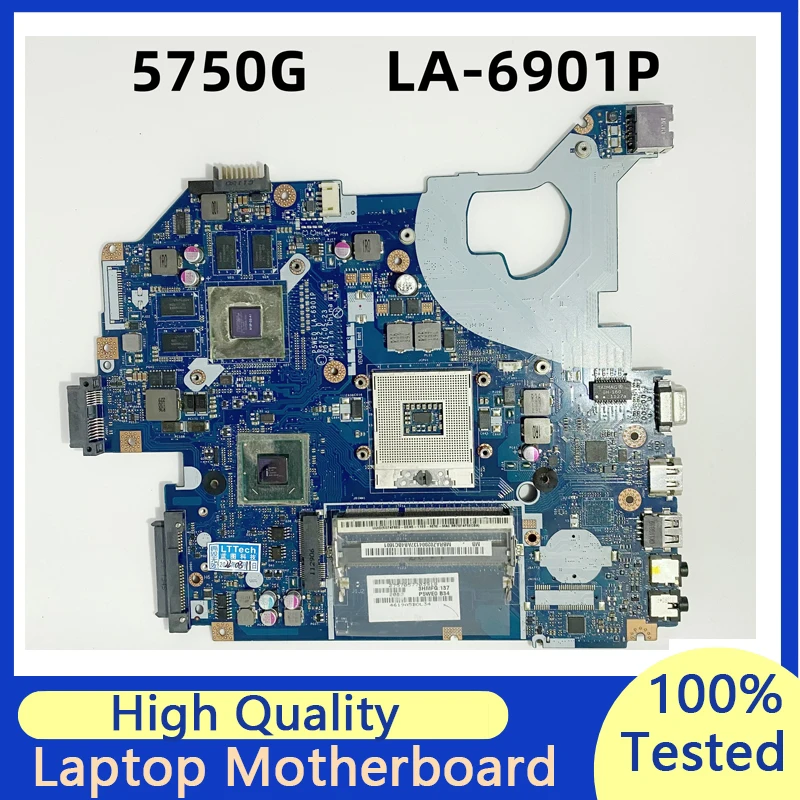 Mainboard For Acer Aspire 5750 5750G 5755 5755G P5WE0 LA-6901P HM65 Laptop Motherboard N12P-GS-A1 100% Fully Tested Working Well