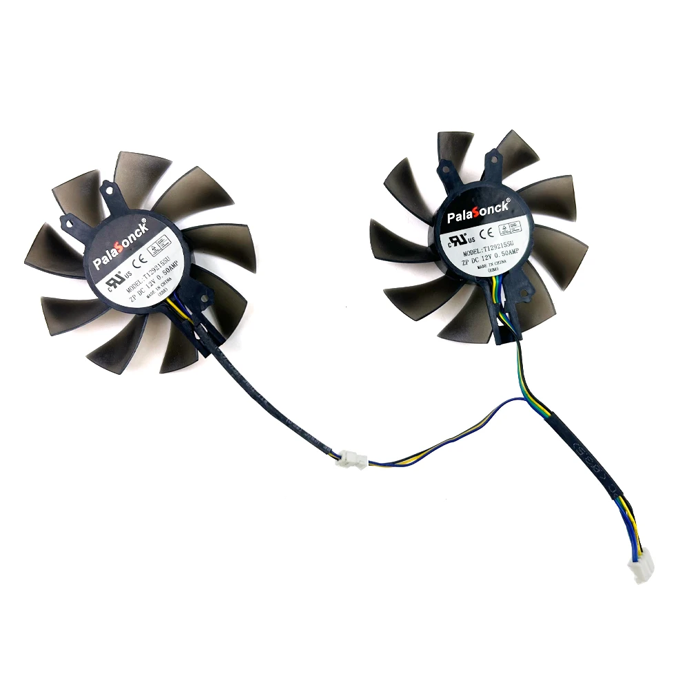NEW Cooling Fan 75MM 4PIN fy08015m12lpa T128015SH DC12V RTX2060 GPU FAN For KFA2 GALAX RTX2060super ELITE OC D6 8GB video fans