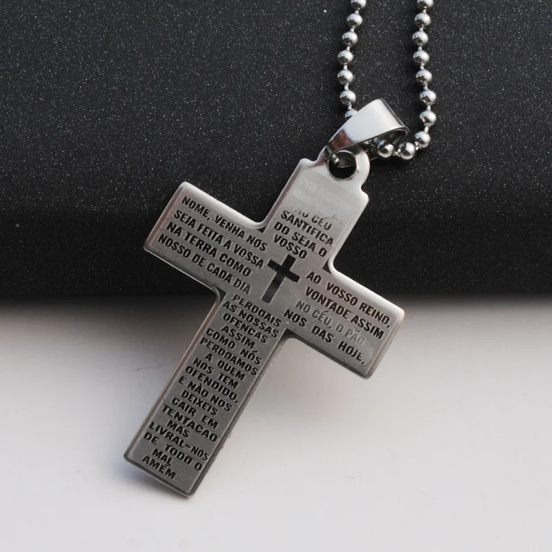 1PC Stainless Steel Lightning Cross Army Tag Necklace For Men Women Punk Butterfly Skull Dog Tag Necklace Men\'s Jewelry Gift