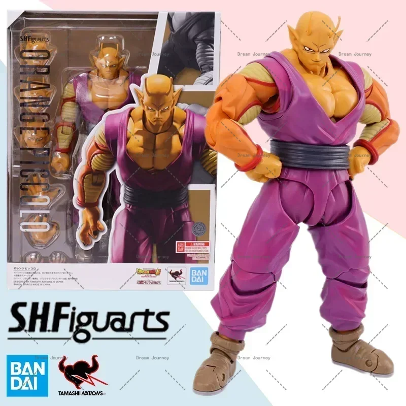 

In Stock Original Bandai Dragon Ball Z Orange Pipolo Finished Model Kit Action Figure Series Kids Toy Gift Collection