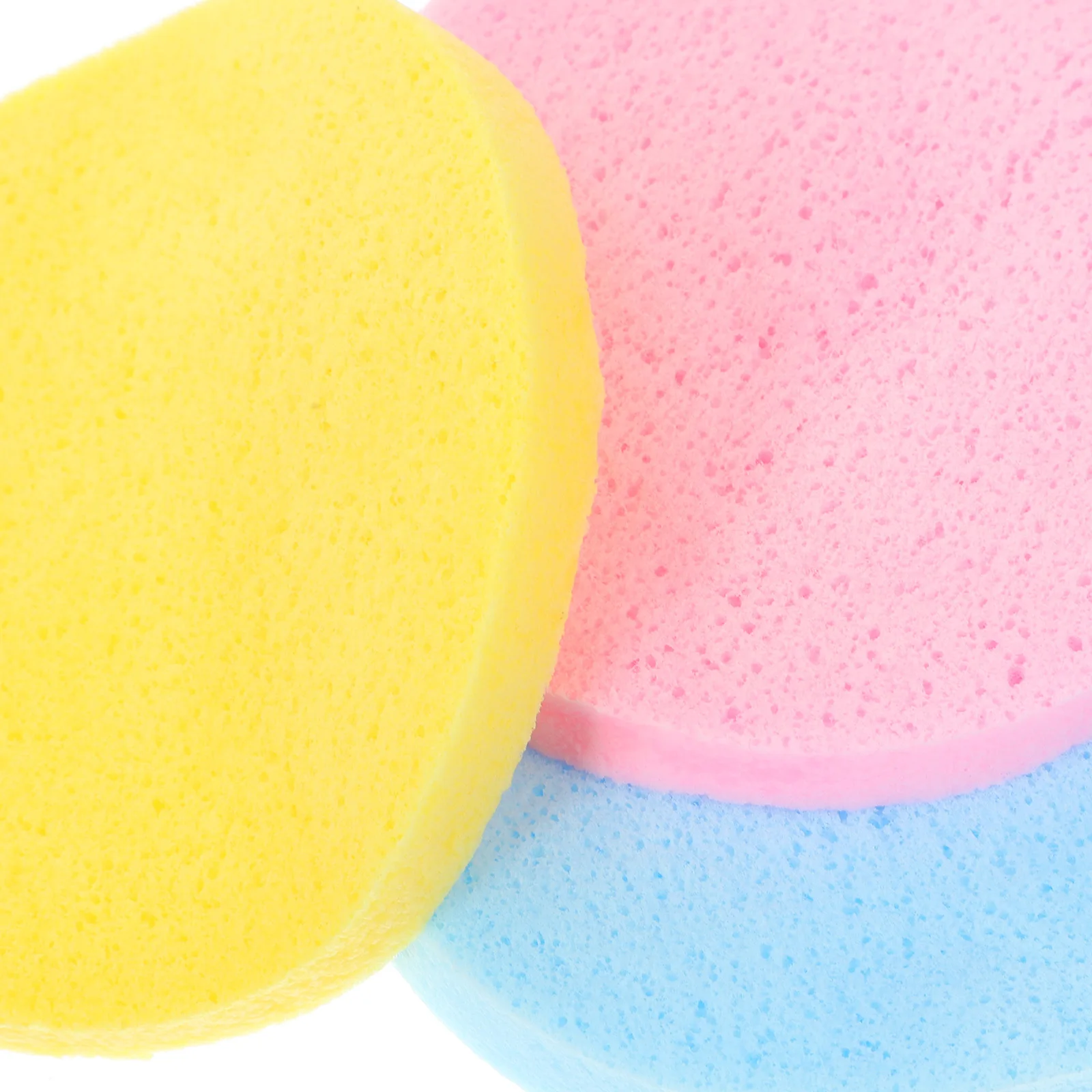 144개 압축 페이셜 스펀지 퍼프 데일리 모공 딥 클렌징 패드 메이크업 리무버 스킨 케어 도구