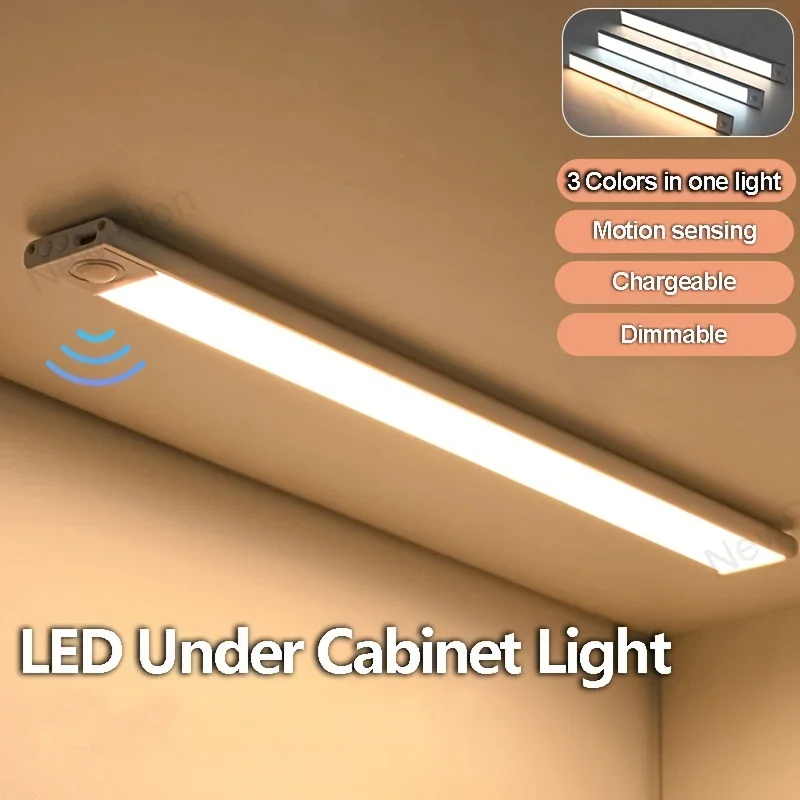 

Ultra-thin Motion Sensor Light Wireless LED Night Lights Bedroom Decor Staircase Closet USB Rechargeable Kitchen Cabinet Lights