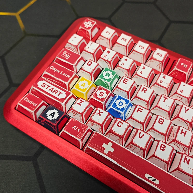 

GMK 1313 клавиш Hongbai компьютерный вишневый профиль PBT сублимированные персонализированные колпачки для клавиш Cherry MX Switch игровая механическая клавиатура