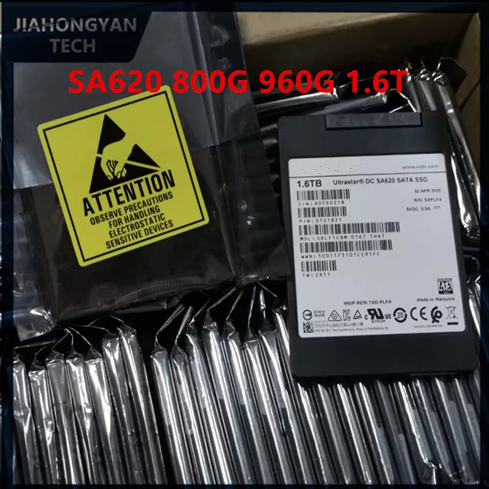 Originale Per WD SSD SA620 1.6T 960G 800G 2.5 SATA MLC Particle Enterprise Solid State Drive SSD Brand New