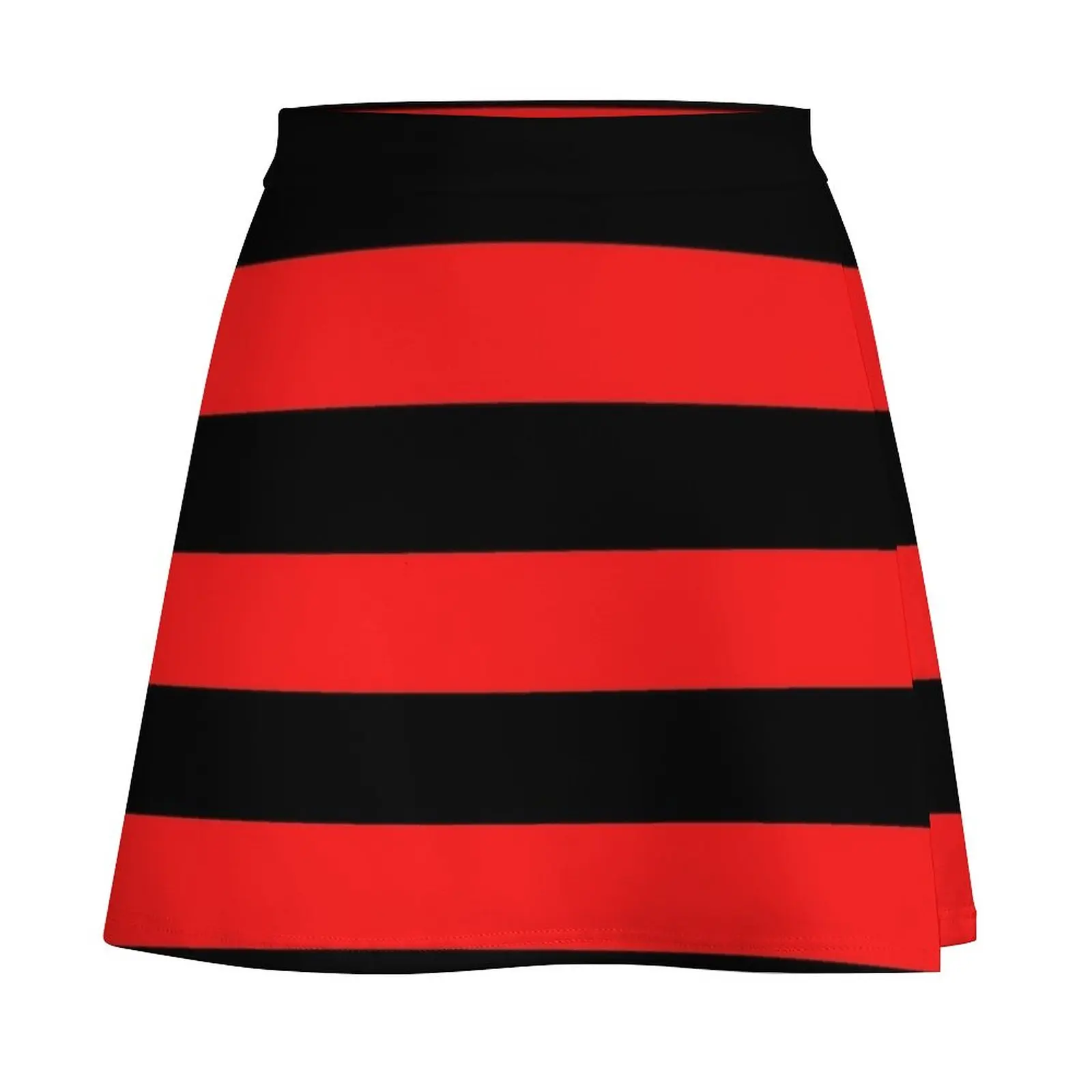 Red and black sriped Mini Skirt Women skirt luxury evening dresses 2023 kpop