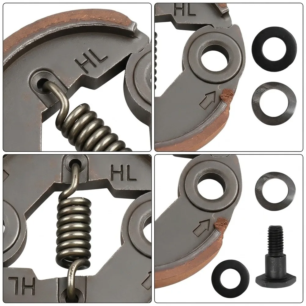 Stainless Steel Clutch Assembly for Use with Trimmer Brushcutter Lawnmower and for chainsaw Two Four Power Equipment