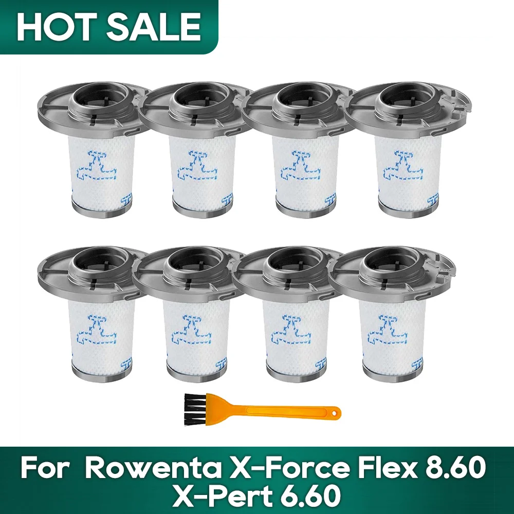 Fit For Rowenta X-Force Flex 8.60 X-Pert 6.60 Cordless Vacuum Cleaner Washable Filter ZR009006 Attachment Replacement Spare Part