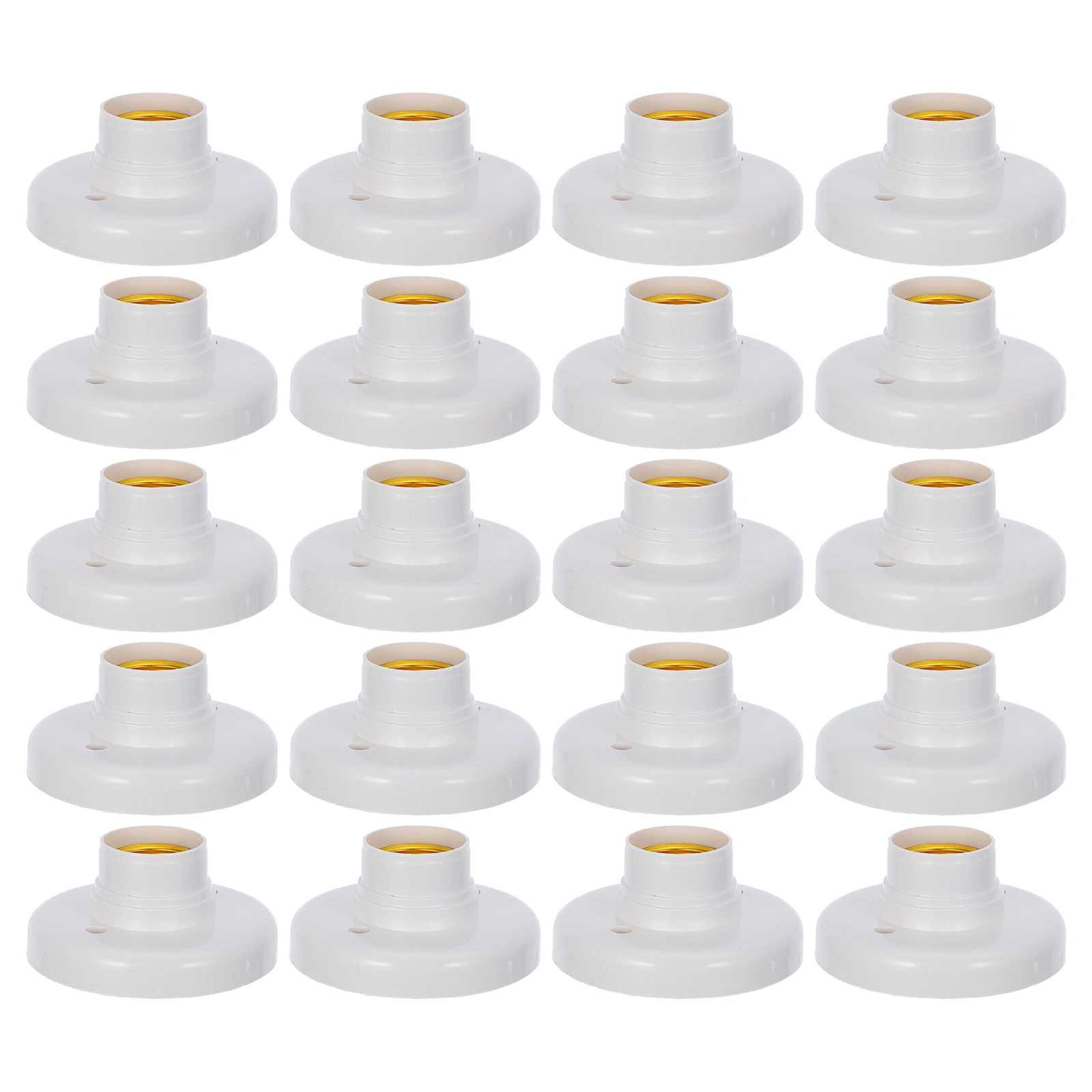 

20Pcs E27 Light Socket High Power Design LED Spiral Head Versatile Home Commercial Use Precision Craftsmanship