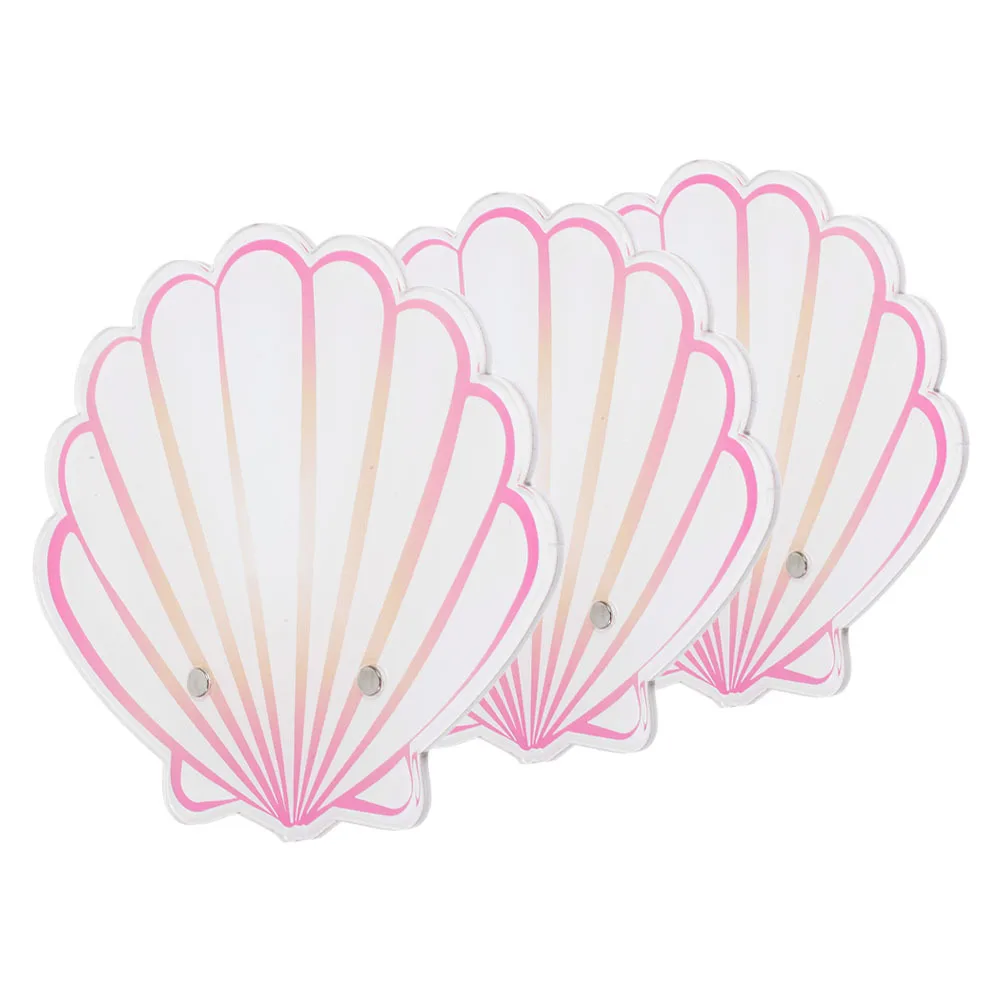 3Pcs Wimpern Pfropfen Bord Acryl Shell Lash Verlängerung Werkzeug Pad Kleber Halter Wimpern Verlängerung Liefert Organizer