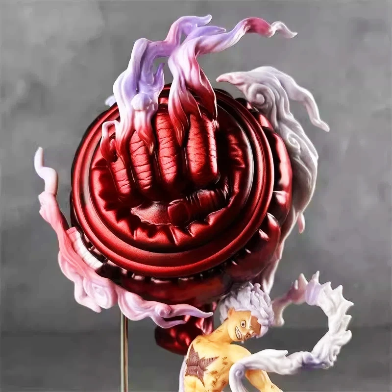 Figura de acción de One Piece Onigashima Nika Luffy, 3 formas de mano intercambiables, modelo de Anime, juguete, exquisita estatua de Pvc, regalo para seguidores Deco