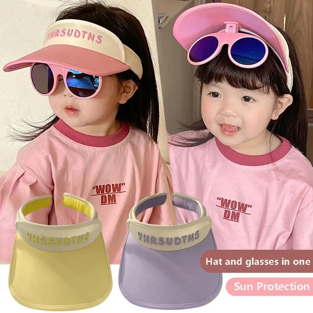 

Gorras Anti-UV Sun Hat No Top Beach Hat Outdoor Visor Caps Empty Top Hat Children Sun Hats Shading Hat Korean Style Cap