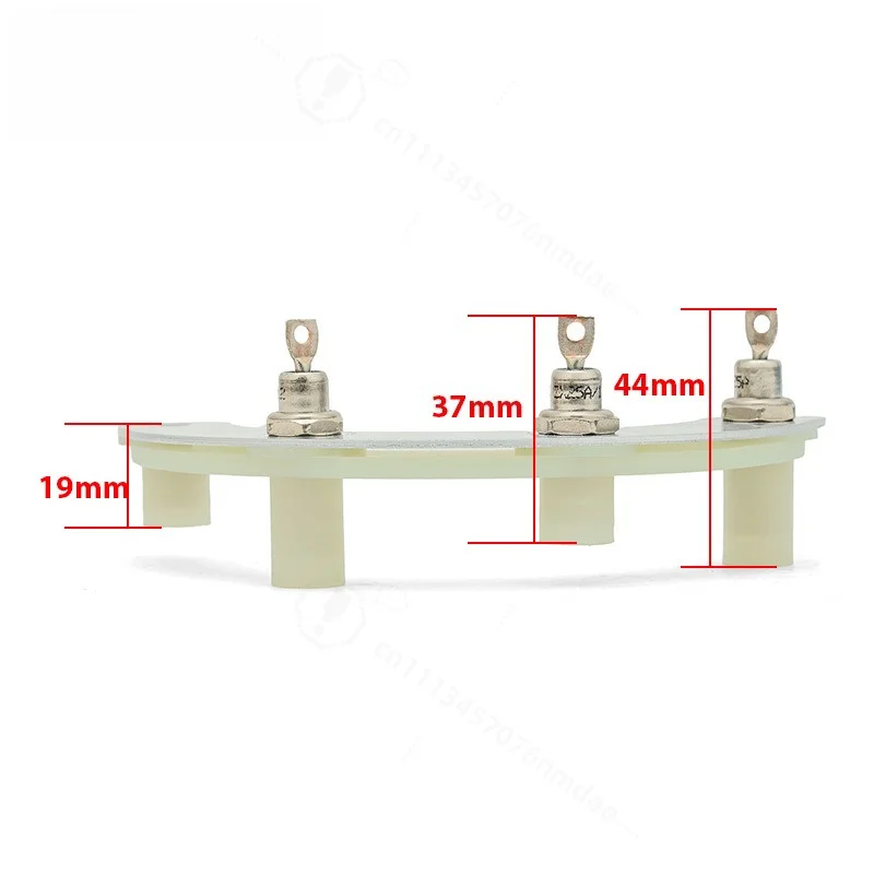25A Diode Bridge Rectifier Kit Brushless Excitation AC Generator Spare Parts Silicon Rectifier Module Replacement Accessories
