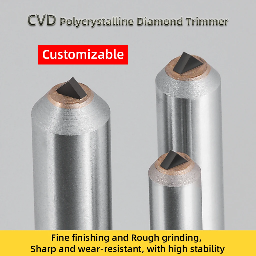 New V Shape CVD Diamond Dresser For Grinding Wheel Disc Sharpening Dressing Pen Stone Repair Parts Abrasive Cutter Sharpener