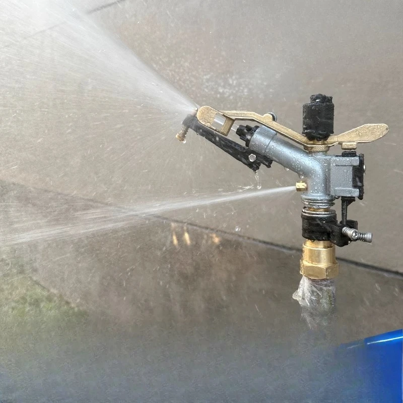

1 inch rocker arm nozzle agricultural dust removal double nozzle atomization 360 degree rotating lawn garden