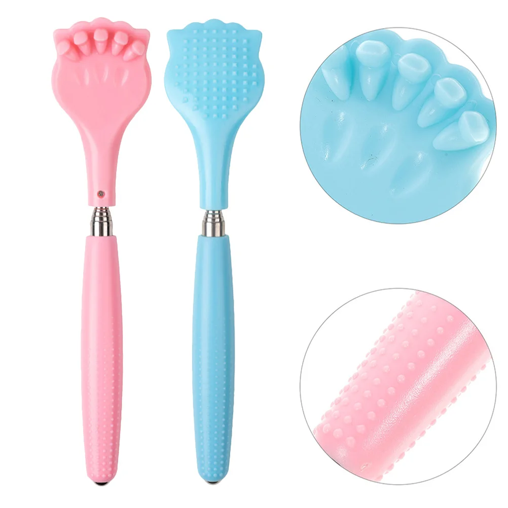 

4Pcs Portable Telescopic Back Scratcher Cat Claw Design Extendable Self Massage Tool Handheld Massager for Adults