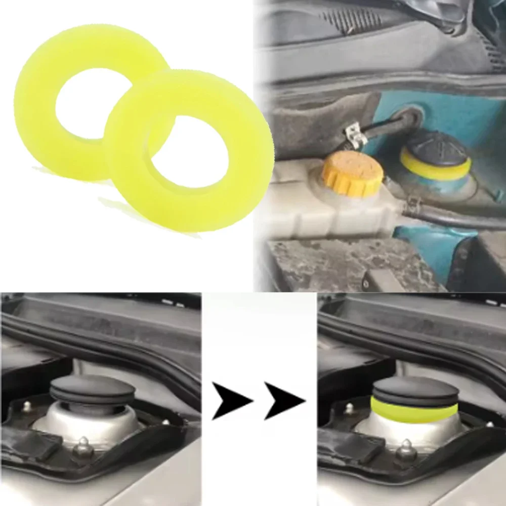 Silencer Pad Rubber Bushing Dampers Universal Front Strut Tower Mount Suspension Shock Absorbing Bearing Washer Over Bumps
