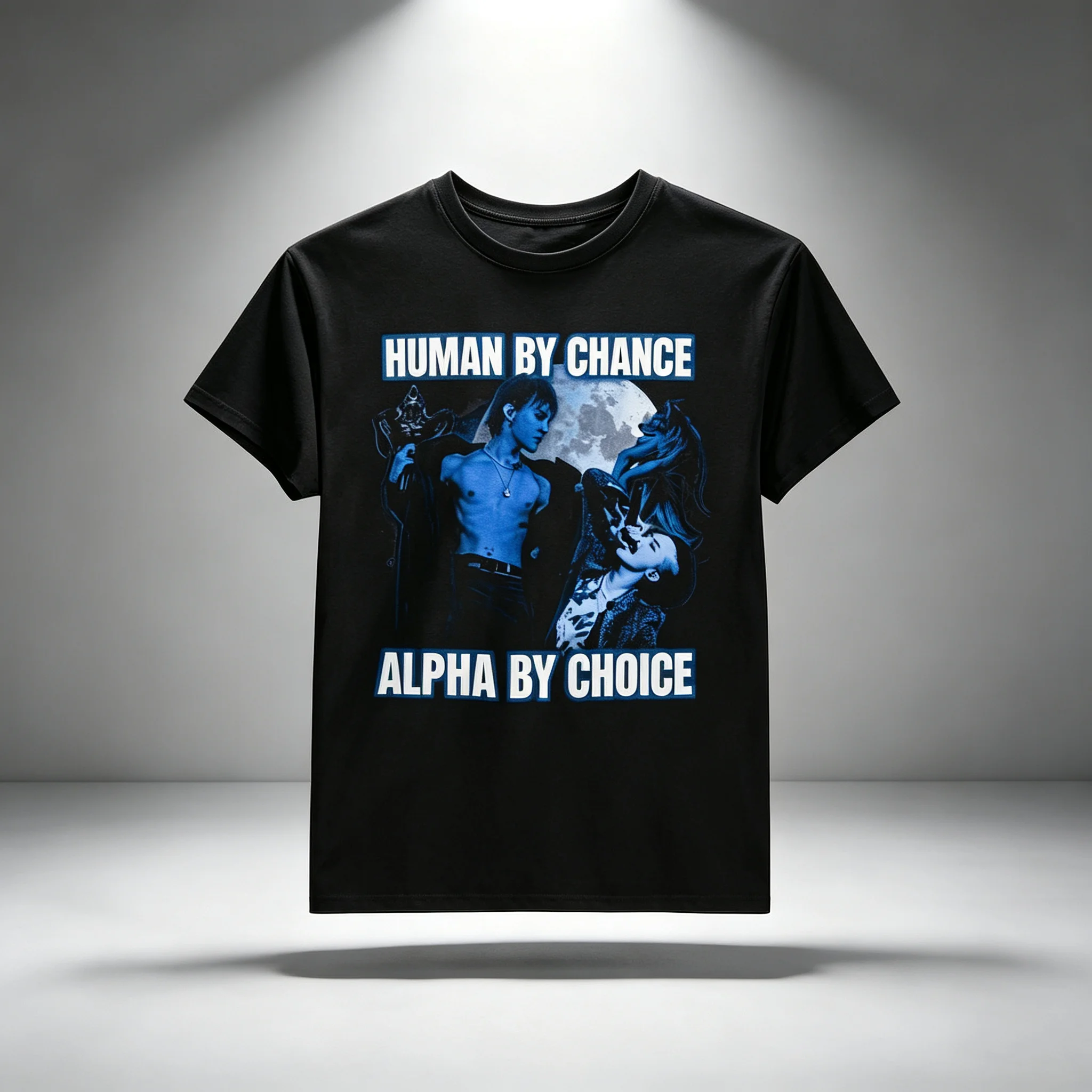Bigbang 20th Anniversary Concert Unisex T-Shirt G-Dragon Human By Chance Alpha By Chance Graphic Print Kpop Fans Short Sleeve