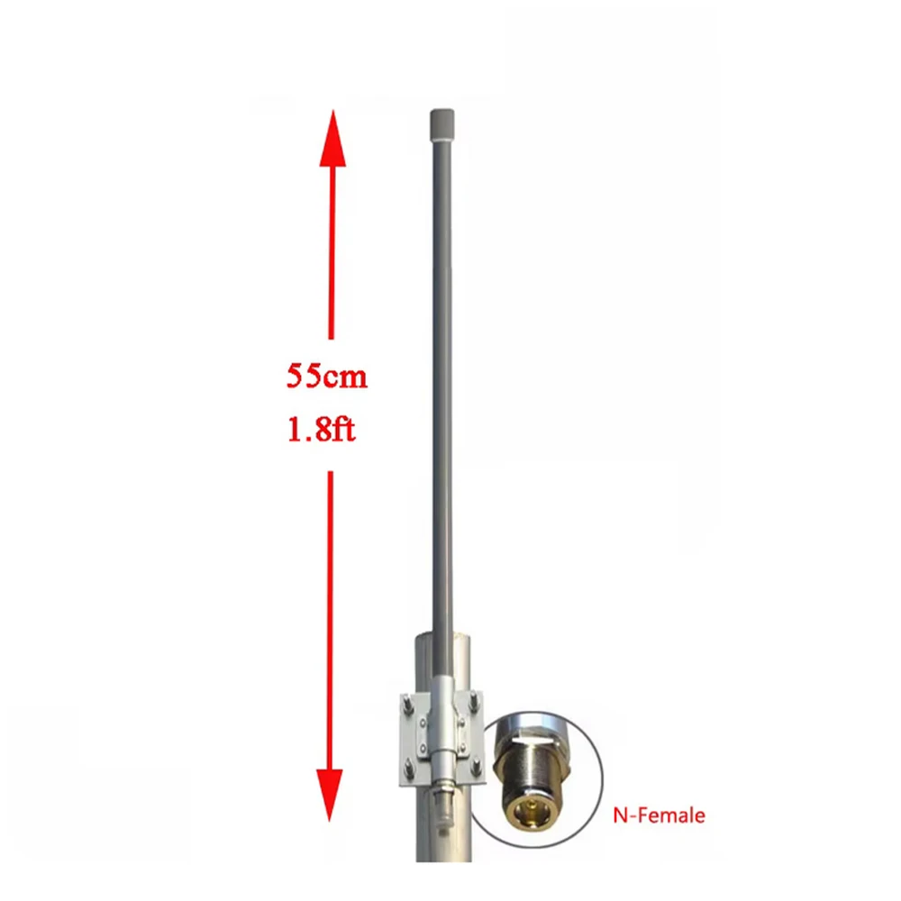 Fiberglass 2.4GHz Outdoor Rooftop WiFi Antenna - 8dBi High Gain,10m Cable,Premium Quality Surveillance Solution