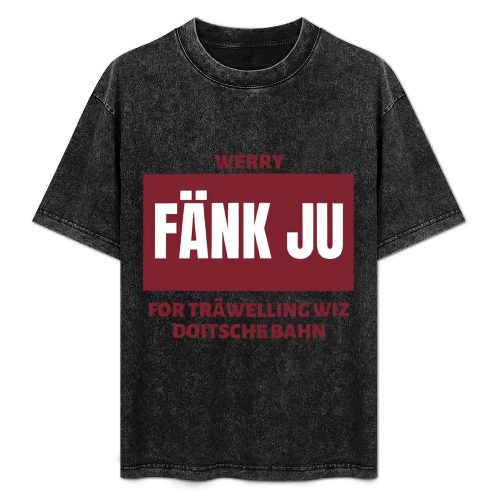 

Fnk Ju For Trwelling Wiz Doitsche Bahn T-Shirt for a boy hippie clothes quick drying custom t shirt clothing for men