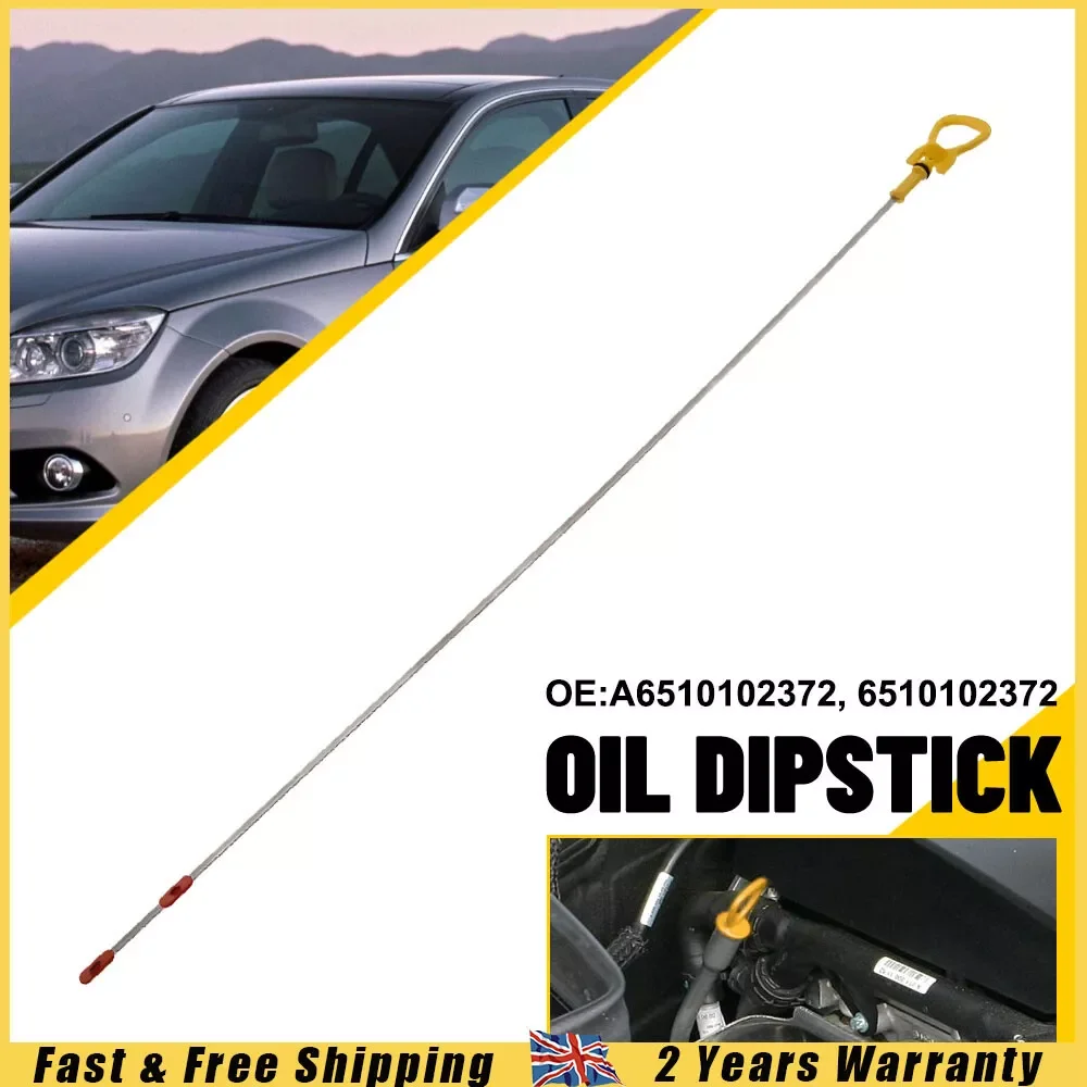 For MERCEDES E-Class E220 E250 BlueTEC 4-Matic 220 CDI Engine Oil Dipstick Level Gauge Replacement 6510102372