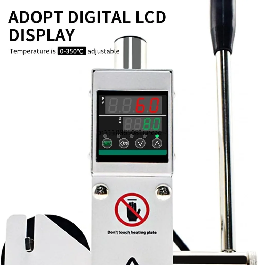 

Цифровая машина для горячего тиснения фольгой 220/110В, ручной термопресс для ПВХ, кожи, ПУ, бумаги