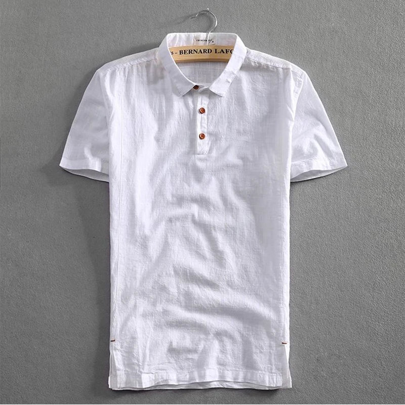 Fashion Lapel Button England Solid Color Polo Shirts Men's Clothing 2025 Summer New Casual Pullovers Tops All-match Tee Shirt