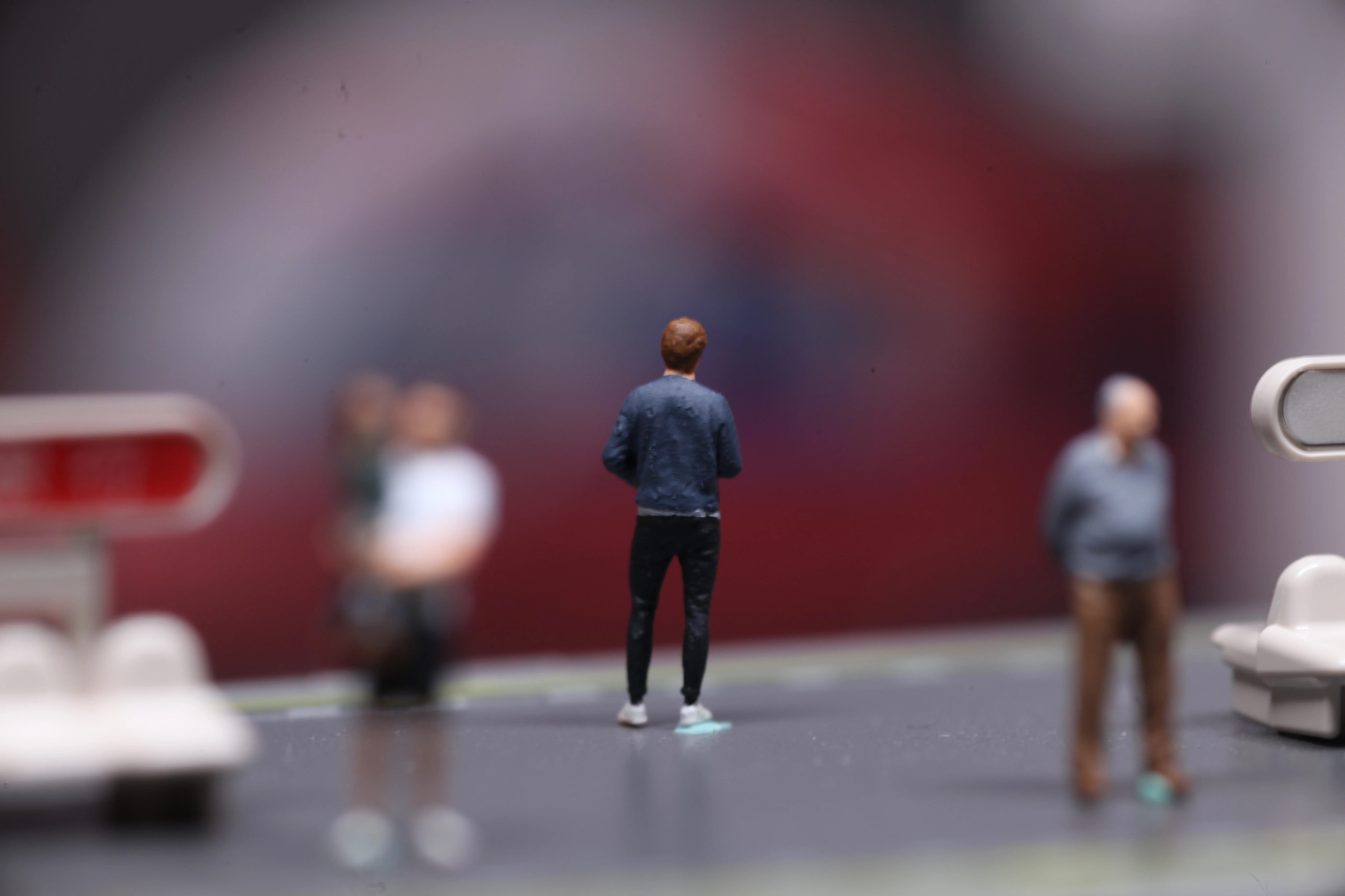 キングトイズ 1/160 Nゲージ 鉄道模型 シーン ミニチュア カジュアルボーイ