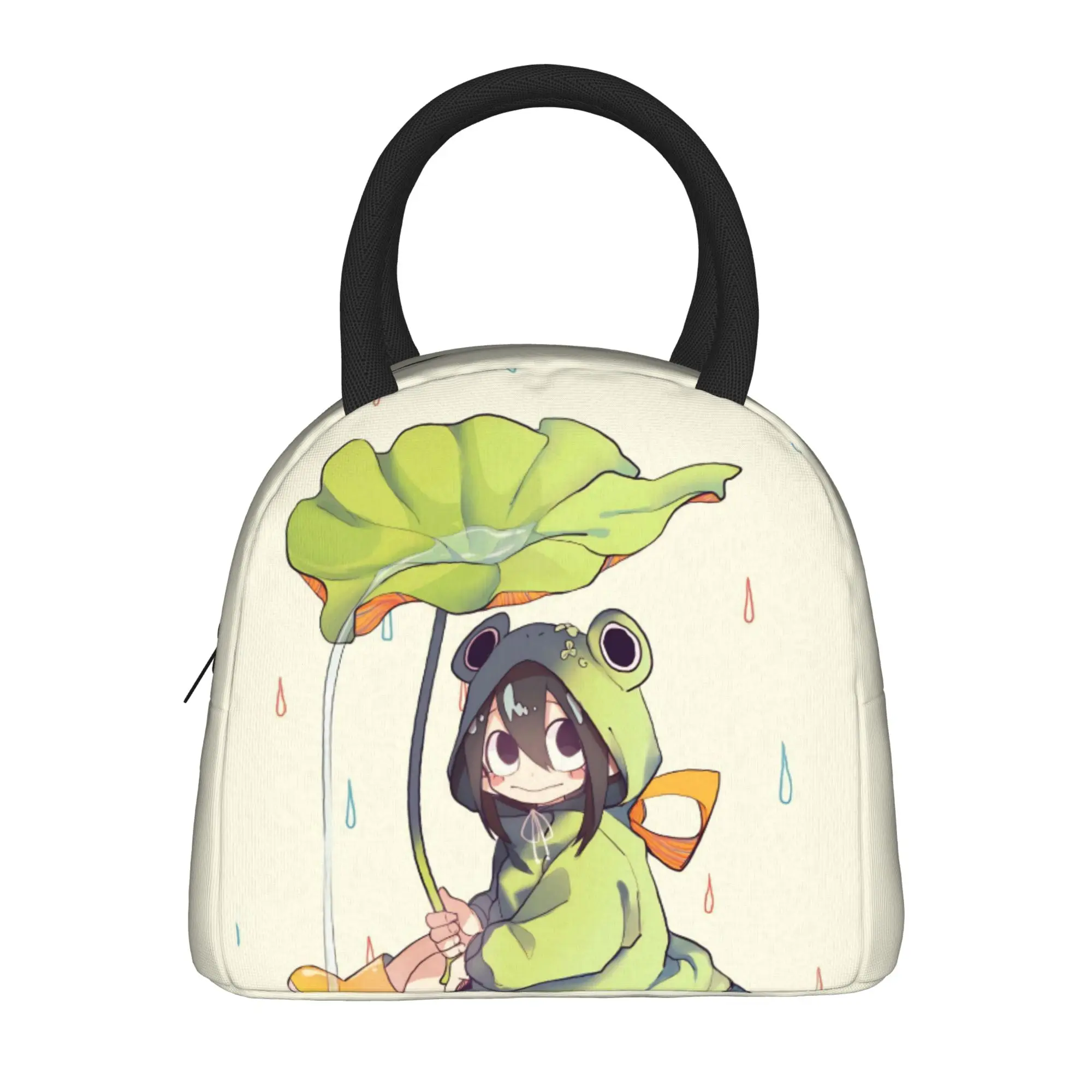 My H-Hero A-Academia Anime  Insulated Lunch Bags Thermal Bag Lunch Container Large Tote Lunch Box Food Storage Bags