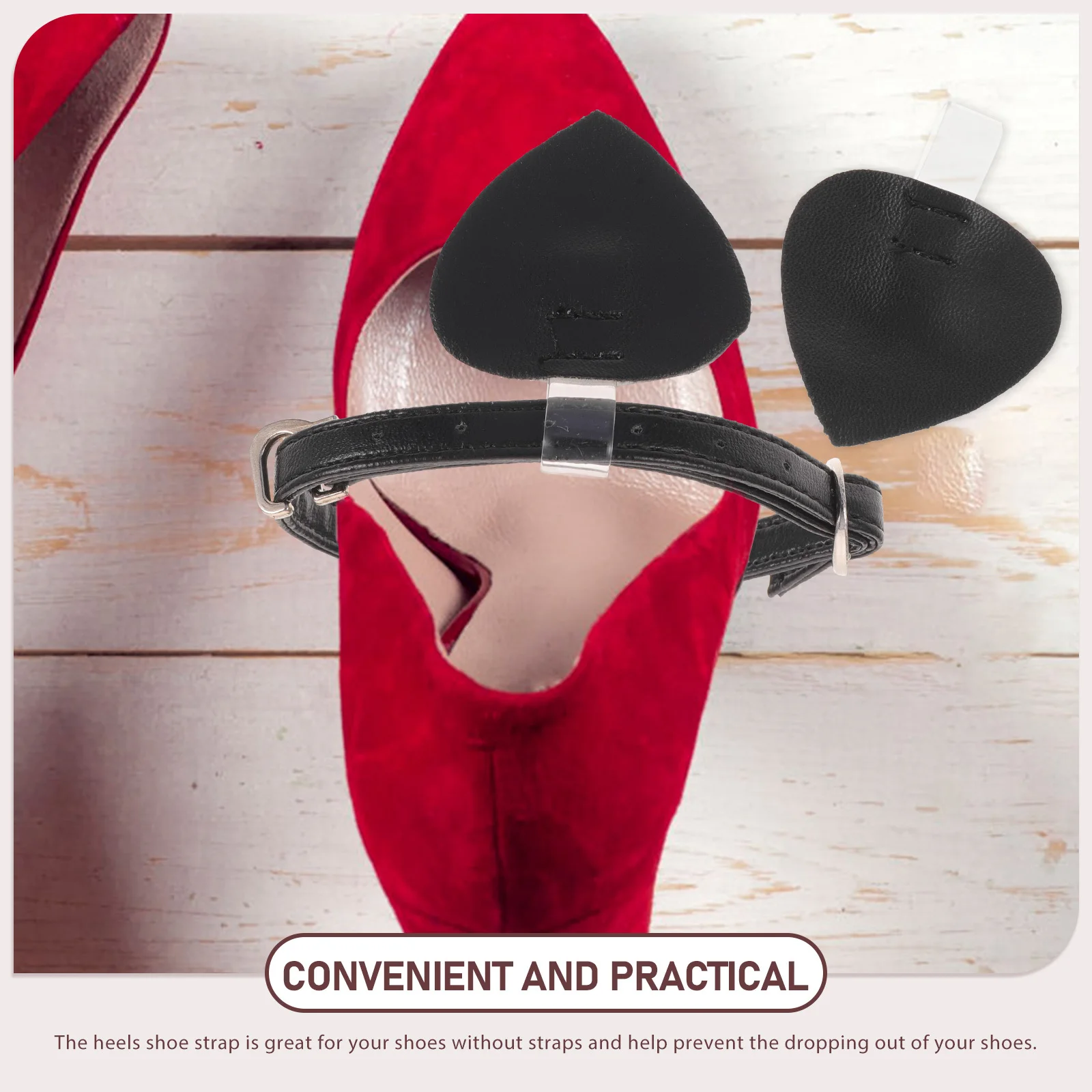 

4pcs Adjustable Heel Strap For Women Replaceable Shoe Inserts Cushion Support High Heel Anti-Slip Blisters Protection Daily Use